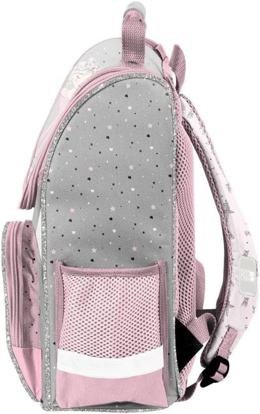 Familando Ballerina Girls' School Bag, Set of 9 Pieces Scooli Campus Fit School Bag with Lunch Box, Drinking Bottle, Sports Bag and Rain Cover, Ballet Princess – Bild 4