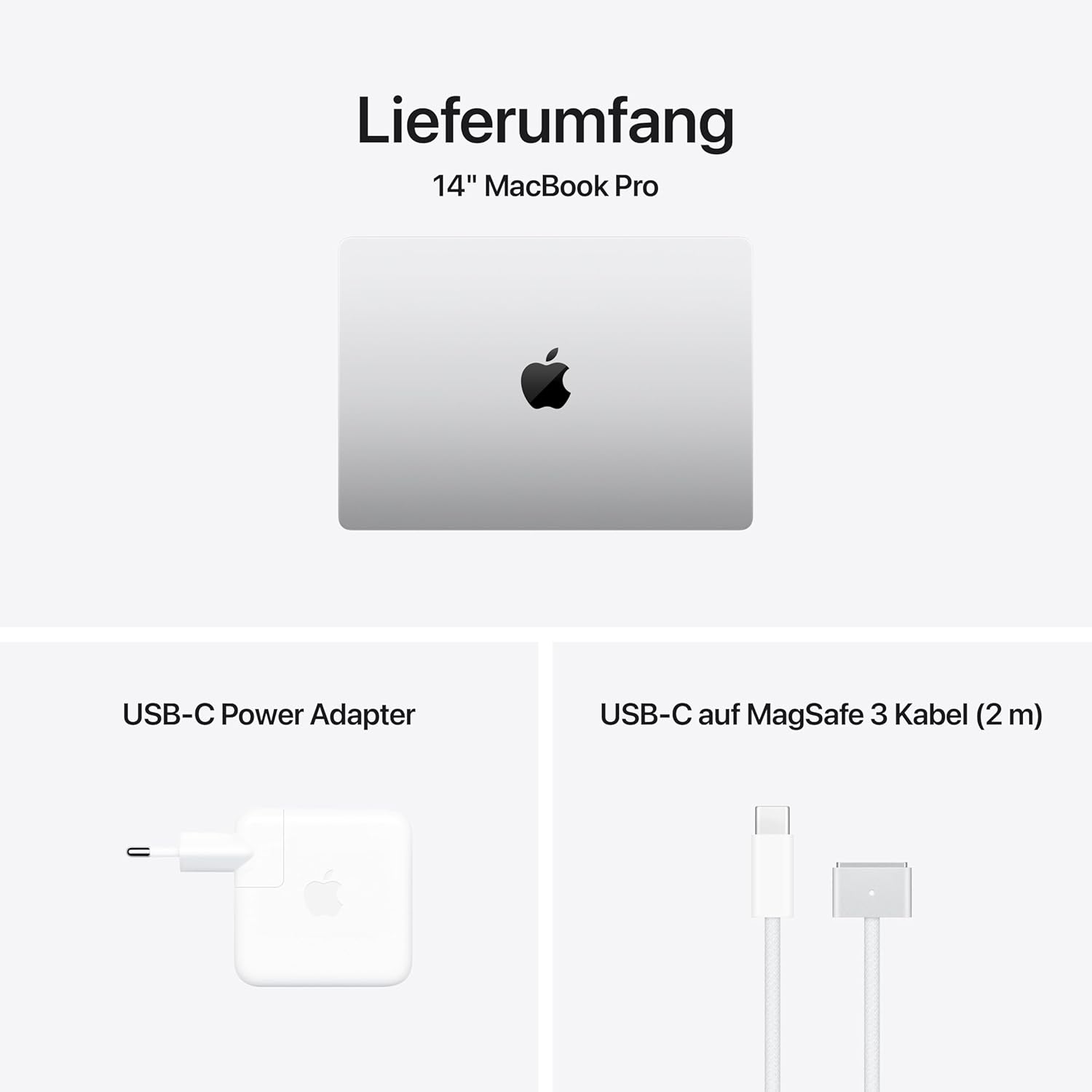 Apple MacBook Pro Laptop with M4 Pro Chip with 12-Core CPU and 16-Core GPU: 14.2" Liquid Retina XDR Display, 24GB Shared Memory, 512GB SSD Storage; Silver – Bild 6