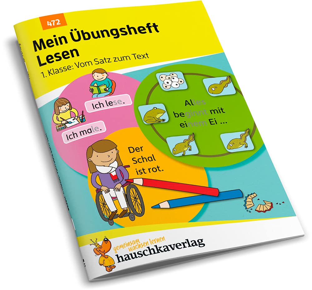 Mein Übungsheft Lesen 1. Klasse - Vom Satz zum Text: Lese-Aufgaben mit Lösungen - Silben lesen lernen (Lernhefte zum Üben und Wiederholen, Band 472) – Bild 2