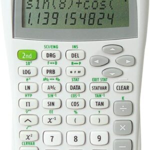 Texas Instruments TI-30 XIIB Two Line Battery Operated School Calculator White