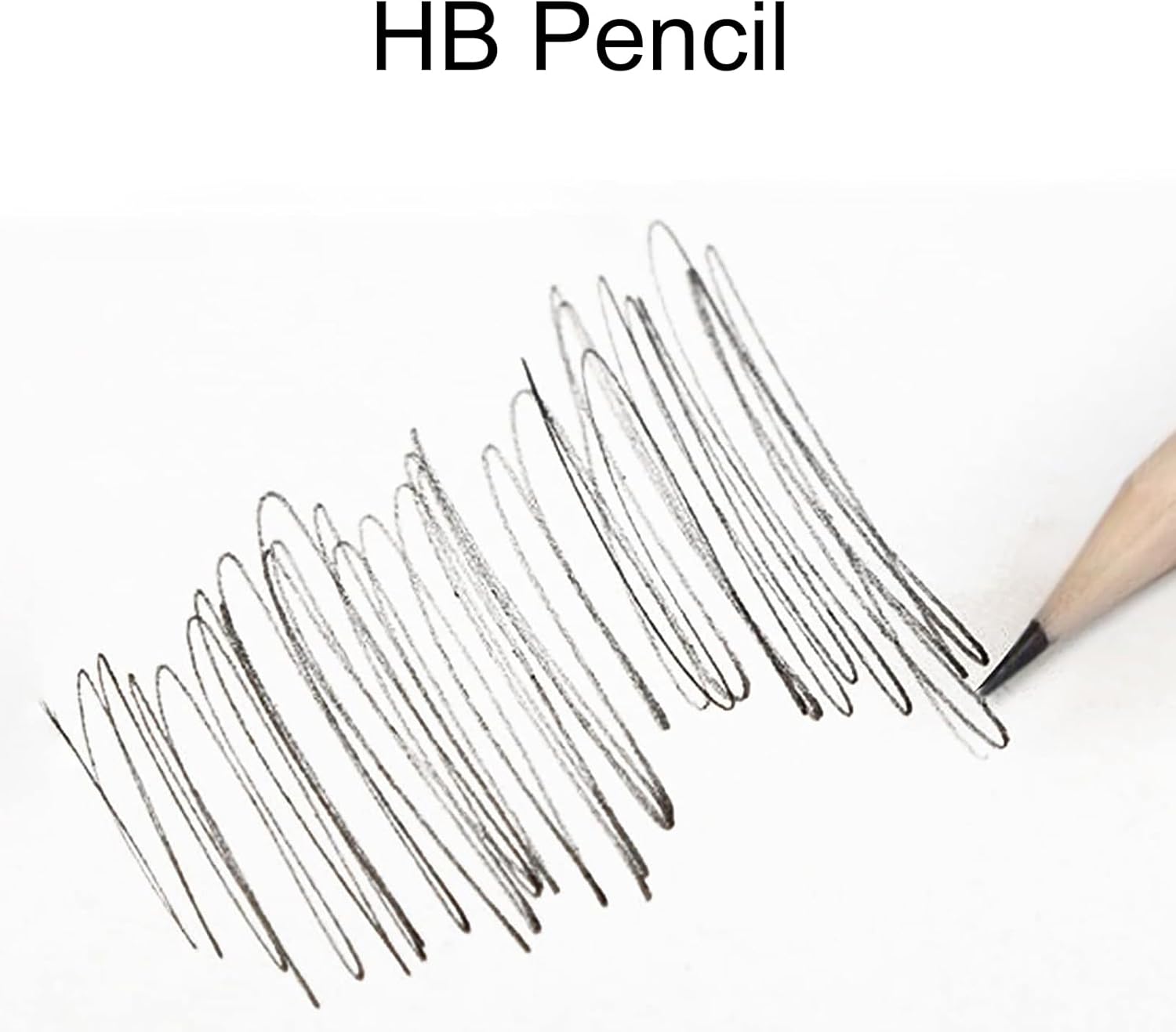 Helweet Wooden Pencils, HB Pencils, Pencils Set, 100 Pieces Hexagonal Wooden Pencils, Golf Pencil, Unpainted, for Teachers, Office, School Supplies, Drawing, Writing, 17.7 x 0.7 cm – Bild 3