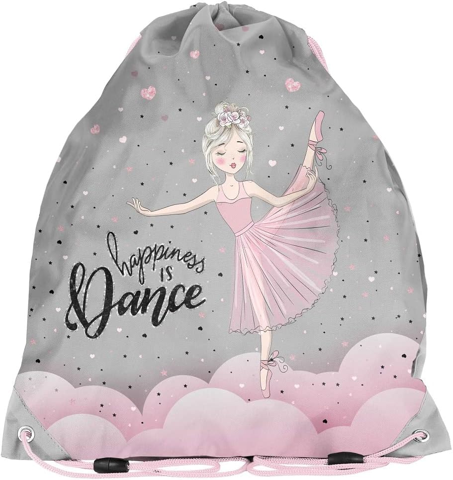 Familando Ballerina Girls' School Bag, Set of 9 Pieces Scooli Campus Fit School Bag with Lunch Box, Drinking Bottle, Sports Bag and Rain Cover, Ballet Princess – Bild 8
