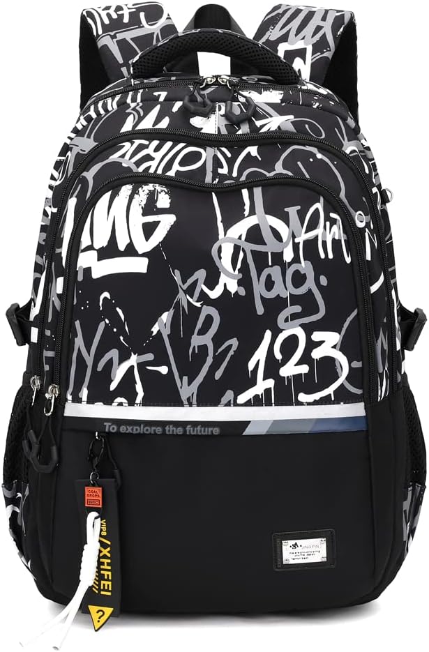 Kids School Backpack for Boys Casual Bookbags Elementary Middle School Bag