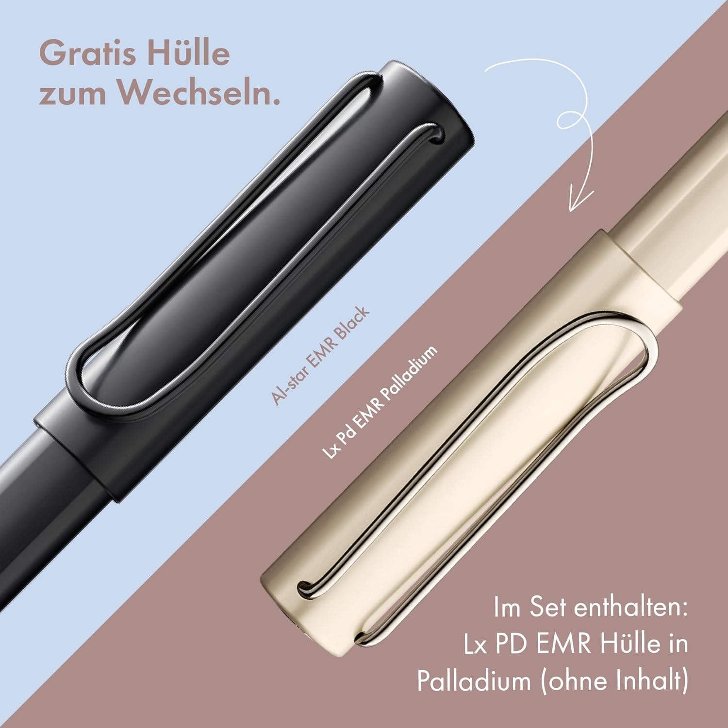 Lamy AL-Star EMR Stylus Touch Screen Pen & Lamy Lx EMR Stylus Pen Empty Case, Digital Stylus for Tablets, Smartphones and Notebooks, Interchangeable POM Contact Tips, Batteries Not Included – Bild 2