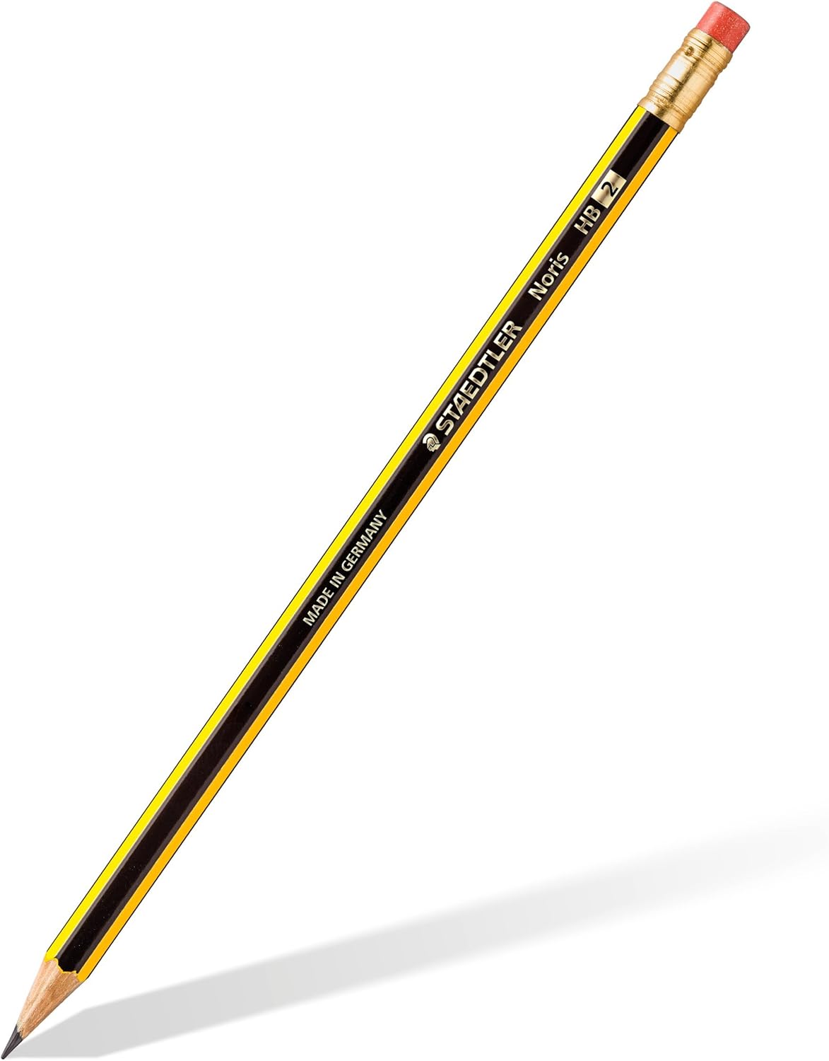 Staedtler Noris 122 HB Pencil with Eraser tip (Pack of 10) – Bild 2