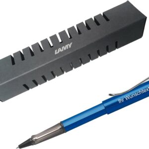 Lamy Al-star Model 328 Rollerball Pen with Laser Engraving Dark Blue (Ocean Blue)