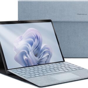 Omnpak Case for Microsoft Surface Pro 11 (2024) / Surface Pro 10 / Surface Pro 9 Case 13 Inch Lightweight Protective, Multiple Angle, Stylus Holder, Compatible with Type Cover Keyboard