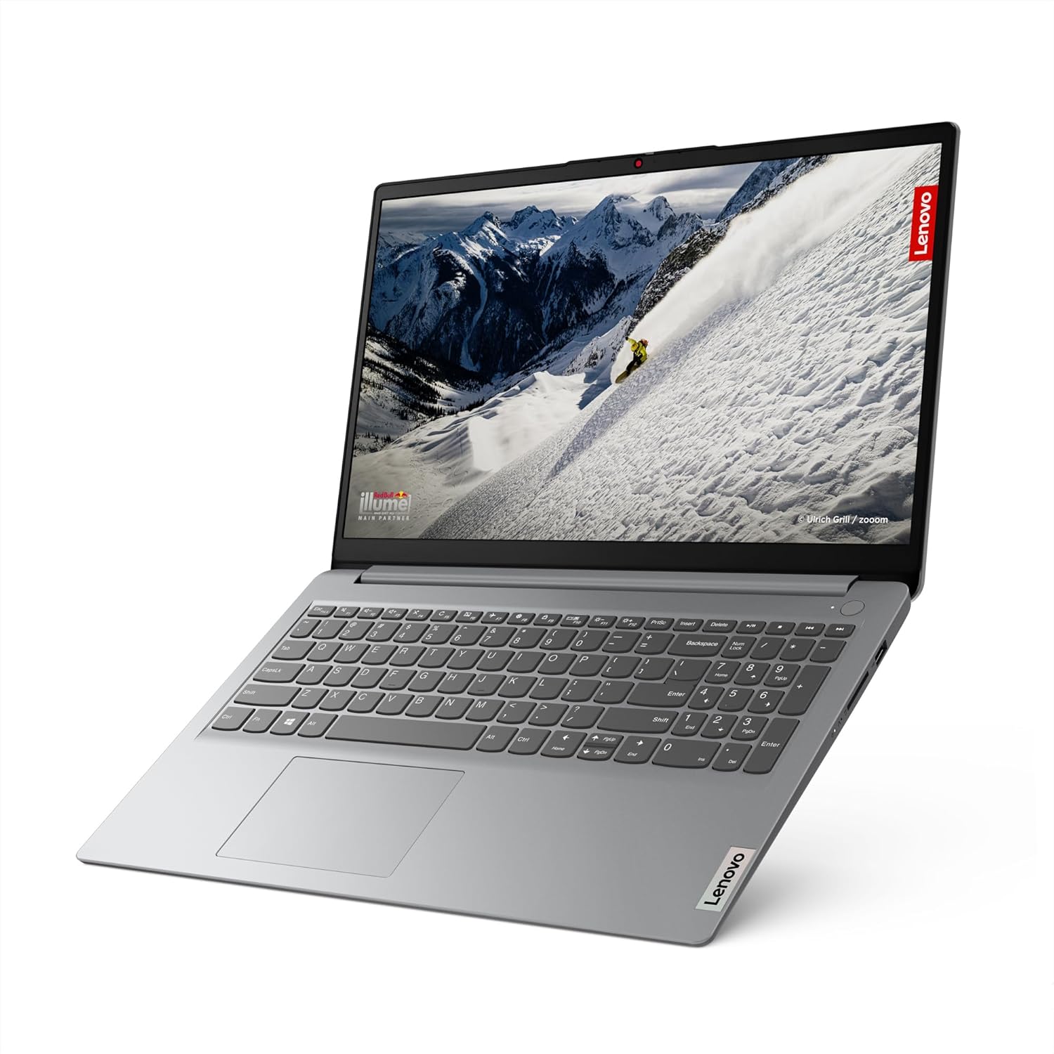 Lenovo IdeaPad 1 Laptop | 15.6 Inch Full HD Display | AMD Ryzen 3 7320U | 8GB RAM | 512GB SSD | AMD Radeon Graphics | Windows 11 Home | Grey | QWERTZ | 3 Months Premium Care – Bild 6