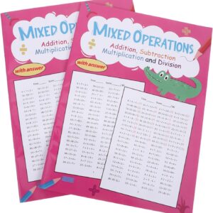 Bücher Grundrechenarten Übungsheft für Lernheft mit Additions- Subtraktions- Multiplikations- Divisionsaufgaben Mathematisches Training für Schule und Zuhause