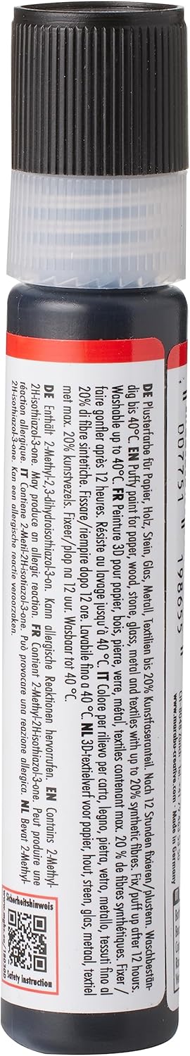 Marabu 673 25 ml 3D Liner, Black – Bild 3
