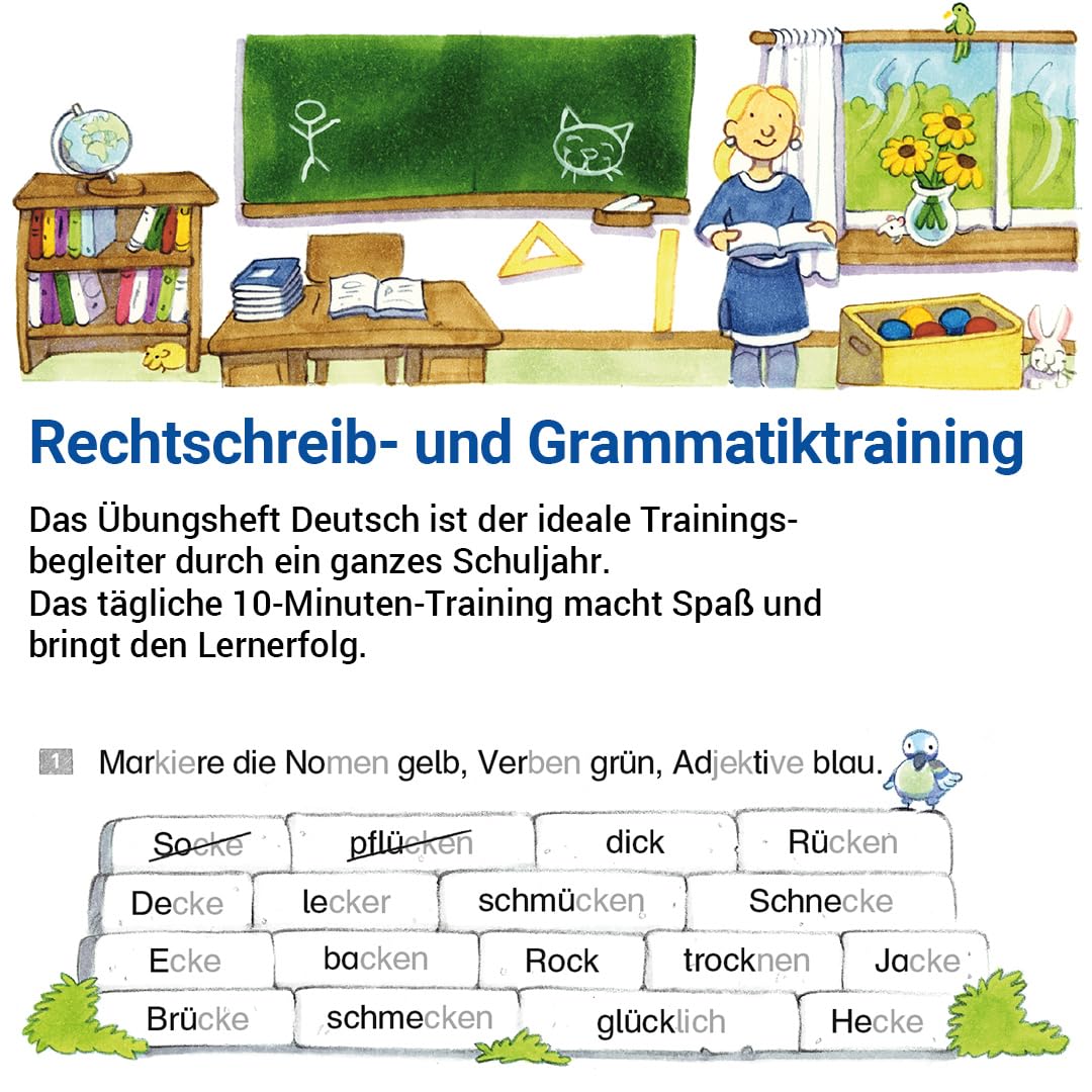 Das Übungsheft Deutsch 2: Rechtschreib- und Grammatiktraining, Klasse 2: Rechtschreib- und Grammatiktraining, 2. Schuljahr – Bild 3