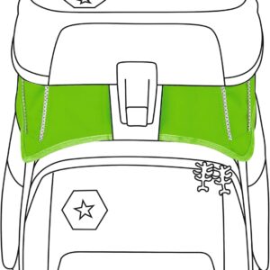 Step by Step Space, 2-in-1 Plus, Cloud LED Neon Pull-Over Green