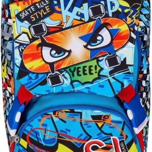 SJ GANG STYLE JAM GANG Unisex Kinder Erweiterbarer Rucksack Sj SDOPP-Rucksack. BIG SJ GANG FACCE DA SJ! (1er Pack)