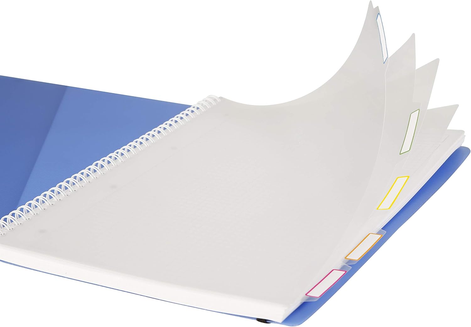 Clairefontaine Proactiv'Book 328176C Notebook DIN A4+ 22.5 x 29.7 cm, 80 Sheets, Lined with Margin and Header, 4-Hole Punched for Storage in Ring Binder / Binder, Polypropylene Cover, Assorted – Bild 2