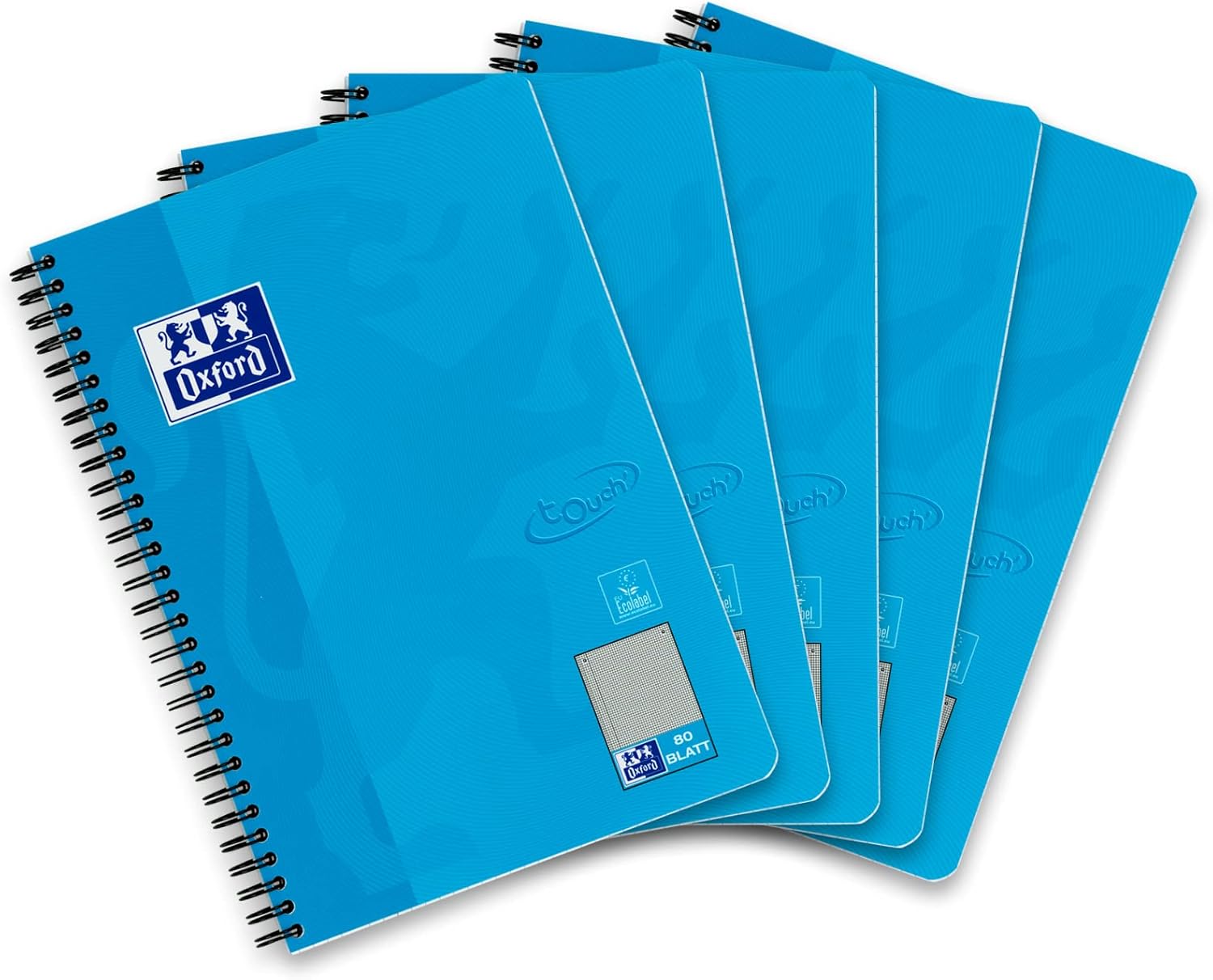 Oxford Spiral-bound Notepad, blue 5
