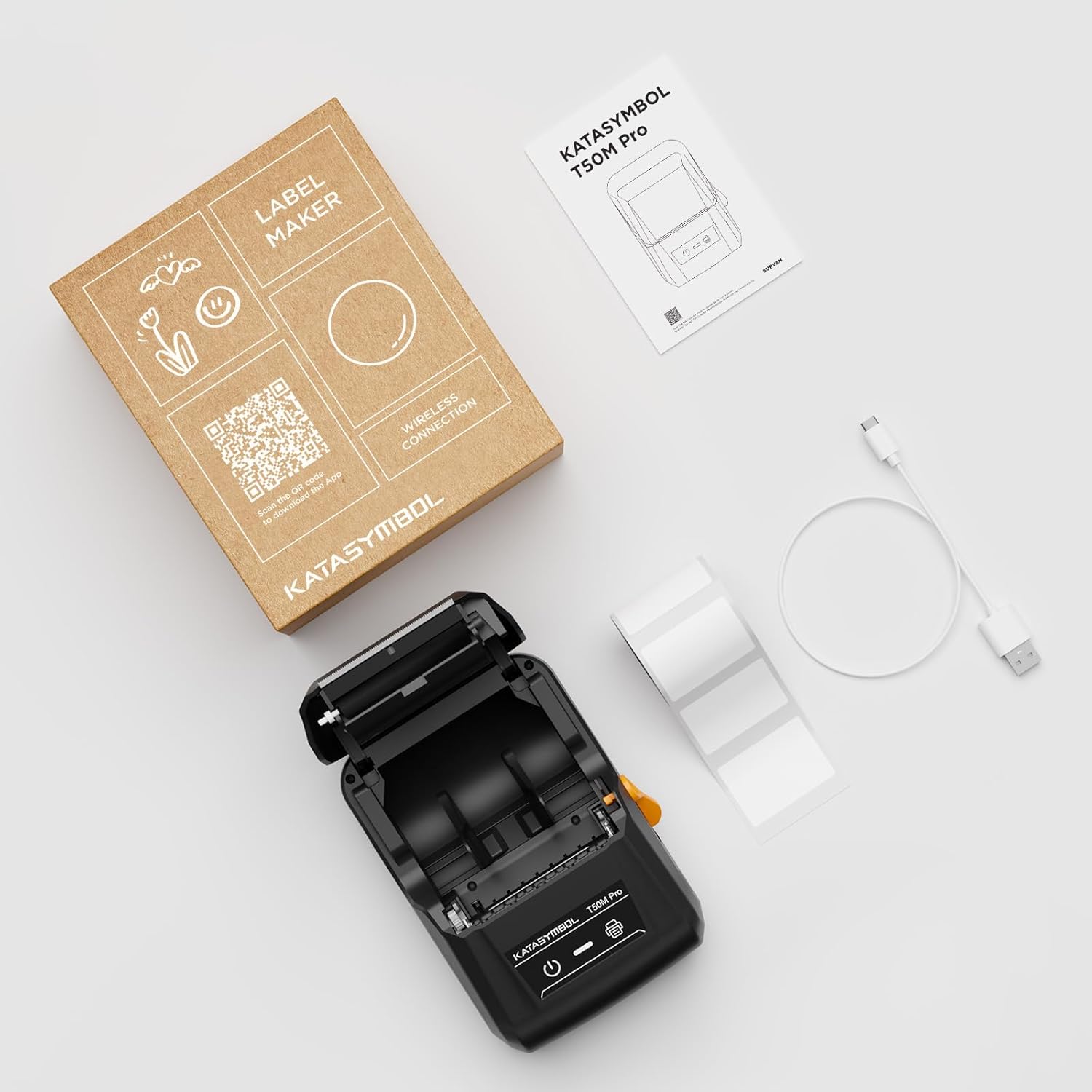 SUPVAN T50M Pro Label Printer Bluetooth with Waterproof Wide Labels, Mobile Phone and PC Compatible for Retail, Office, Organization, School and Home – Bild 11