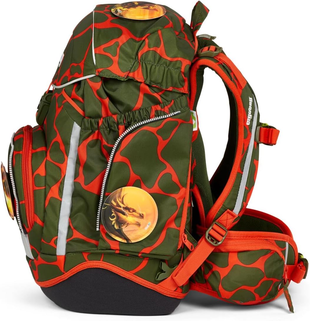 ergobag FeuerspeiBär, 7-Piece School Bag Set Including Sports Bag, Ergonomic, from 1st Class – Bild 5