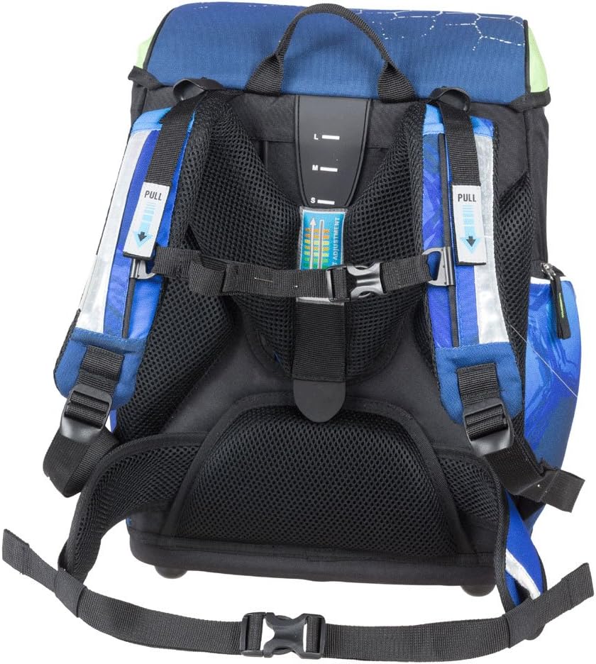 Primus Soccer Champ – Football – School Bag Set TOOLBAG SMART 78321-070 Schneiders 9 Pieces with Sports Bag, School Bag, Pencil Case, Lunch Box and Drinking Bottle, blue – Bild 3