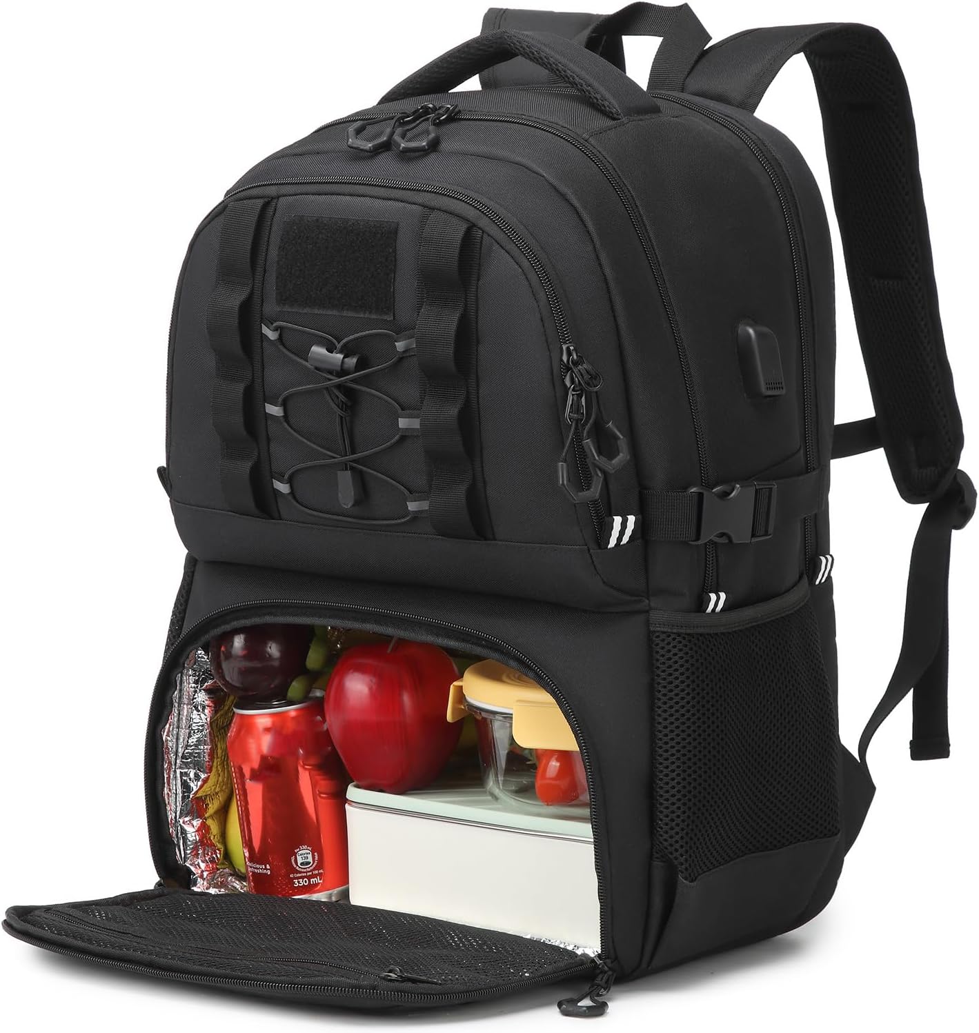 17.3 Inch Laptop Backpack with Cooling Compartment 40L Work Backpack Men's Lunch Backpack for School Business Travel