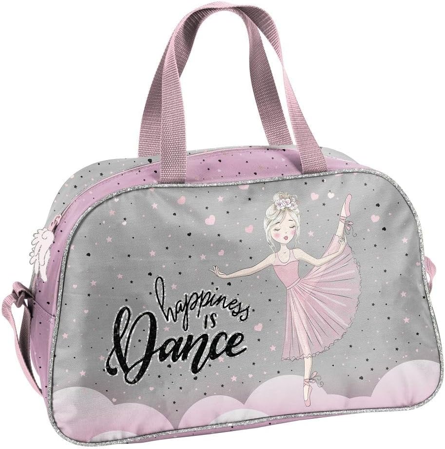 Familando Ballerina Girls' School Bag, Set of 9 Pieces Scooli Campus Fit School Bag with Lunch Box, Drinking Bottle, Sports Bag and Rain Cover, Ballet Princess – Bild 7