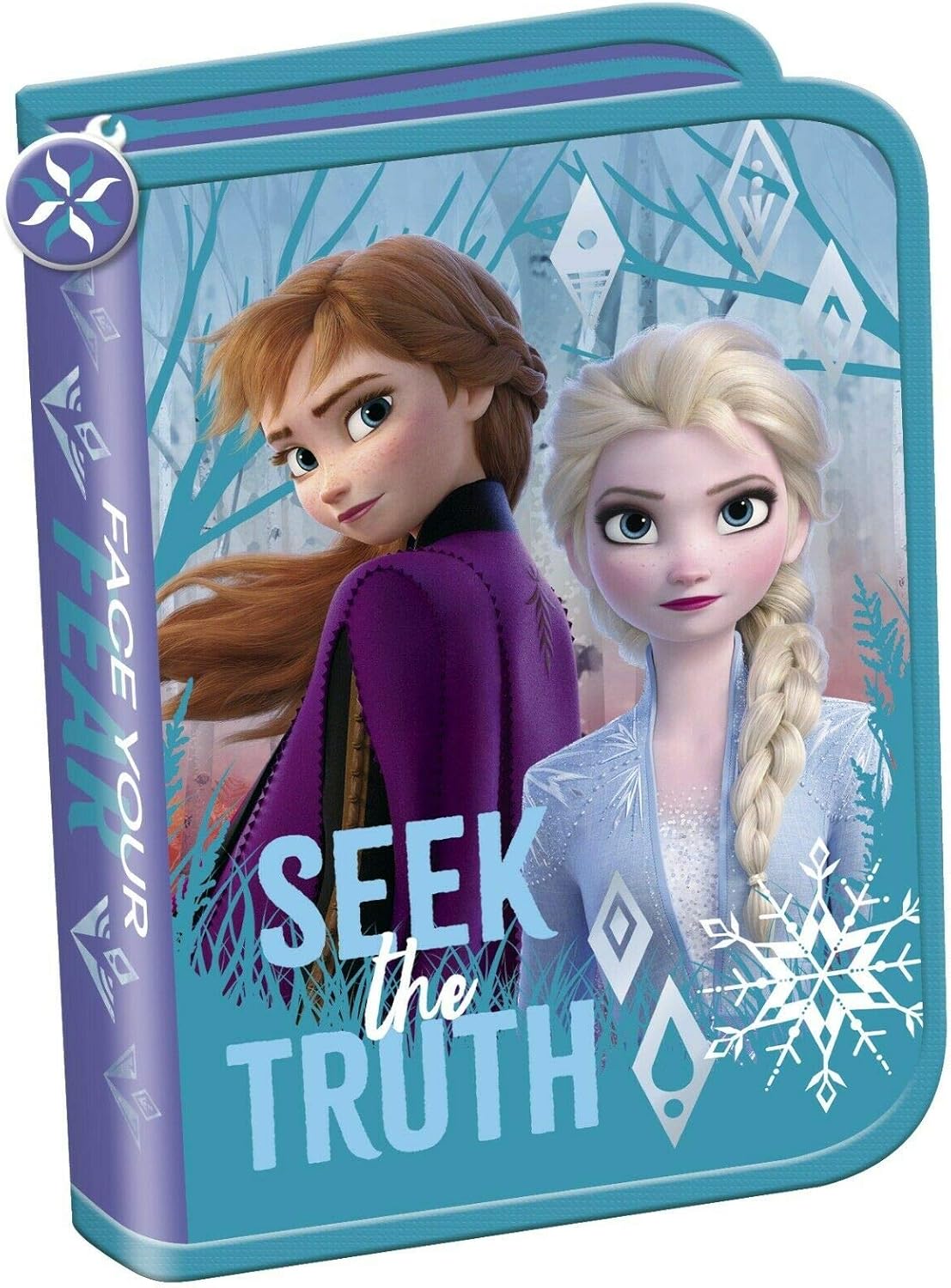 Frozen 2 II Anna Elsa Olaf 8-Piece Set School Backpack Backpack Satchel Tornister Bag with Sticker from Kids4shop Pencil Case, pink – Bild 3