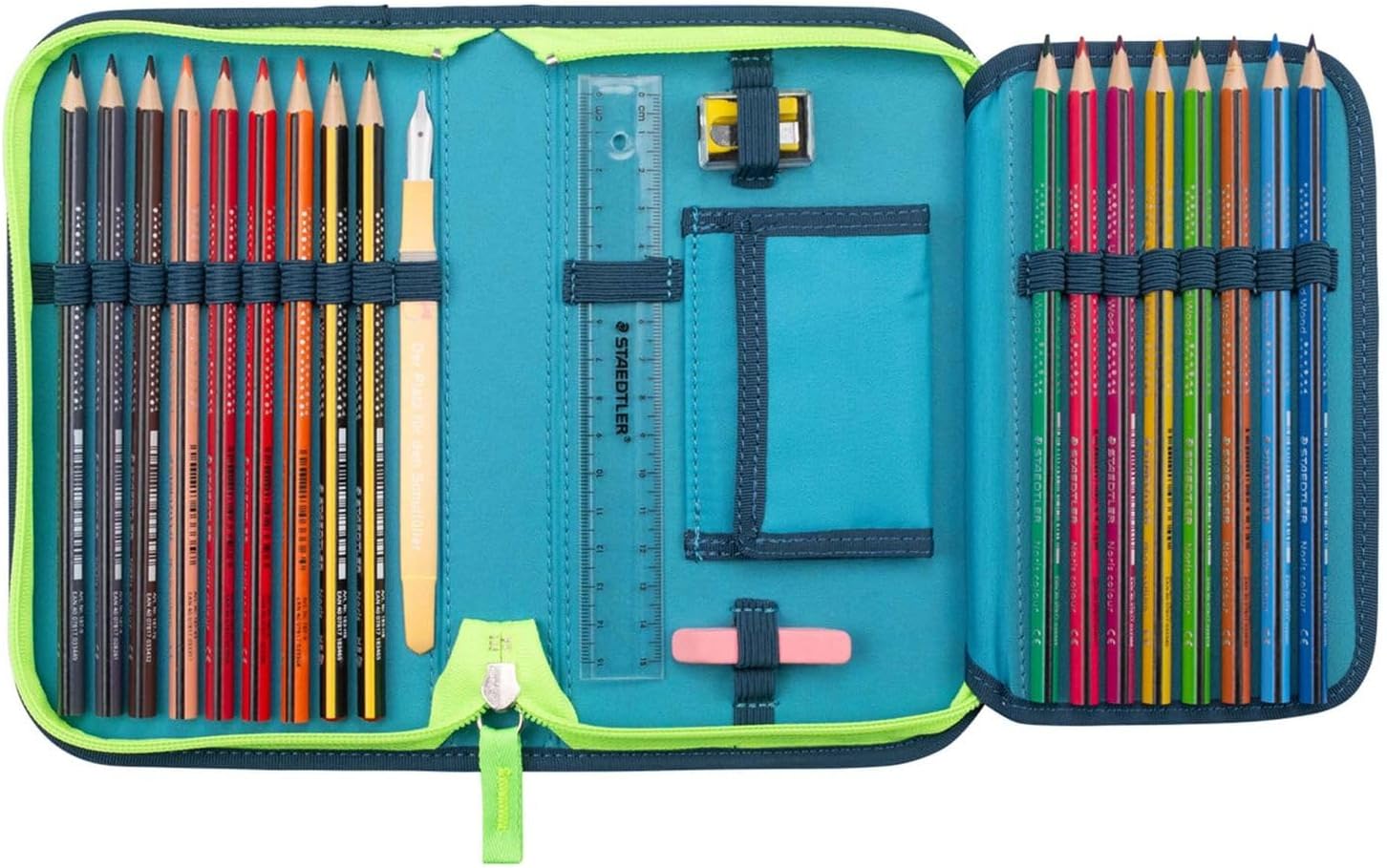 DerDieDas ErgoFlex Tiny School Bag Set 5 Pieces Magic Light – Bild 6