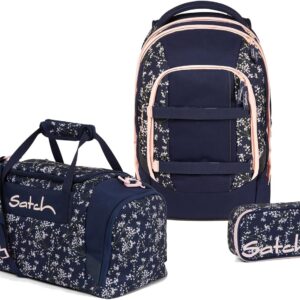 satch School Rucksack with Sports Bag and Pencil Case, Set of 3