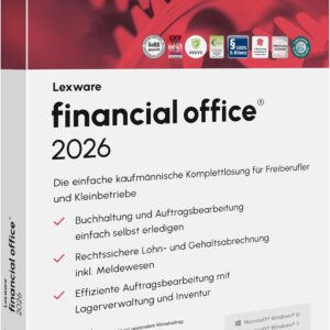 Lexware financial office 2026 | Basis | Minibox (365 Tage) | Einfache kaufmännische Komplett-Lösung