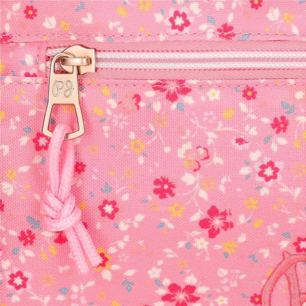 Pepe Jeans Alenka Pencil Case with Organiser, Pink, 22 x 10 x 11 cm, Polyester, 2.2 L, by Joumma Bags, Pink, Talla única Pencil Case with Organiser – Bild 5