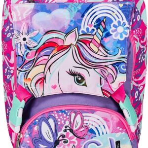 SJ GANG STYLE JAM GANG Erweiterbarer Schulranzen, ab 1. Klasse, Schulrucksack mit Extra Volumen; Geräumige Schultasche für Mädchen und Jungen, mit Trinkflaschenfach, mit Tieren