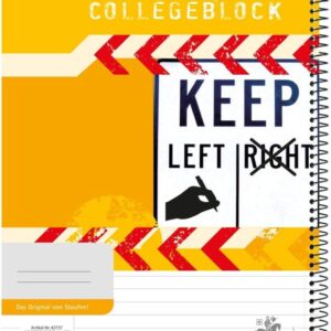 ‚“Staufen Collegeblock“ Left Original Li-Ion A4 70 g/m²