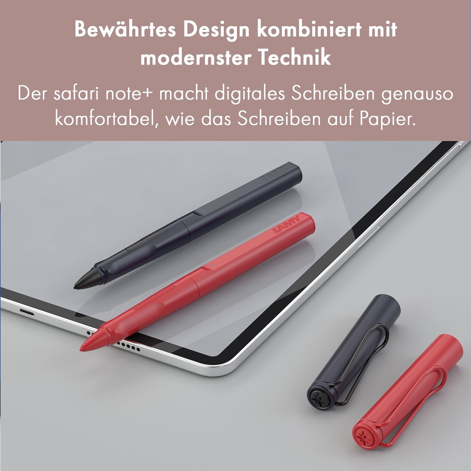 Lamy Safari Note + Stylus Pen Replacement Tips, Black, Medium, Pack of 2 – Bild 3