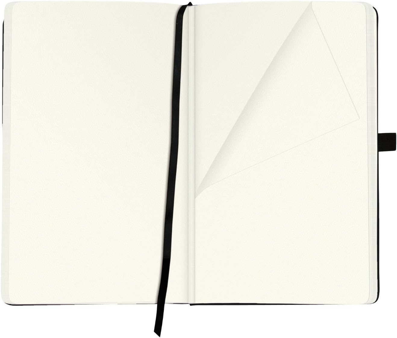 Herlitz Notebook A6 96 Sheets Blank Black Book – Bild 3