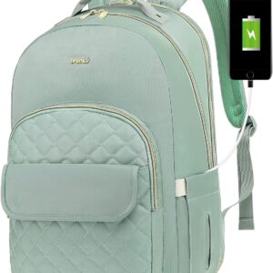 Backpack Girls Teenager Backpack Women's 15.6 Inch School Backpack Women School Bag Girls for University School Study, Daypack Women's City Backpack Daypack for Travel Business