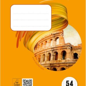 Staufen Style Vocabulary Book – 5 Notebooks 40 Sheets Each DIN A5 Ruling Style 54 (Vocabulary with 2 Divider Lines) 80 g/m² Paper