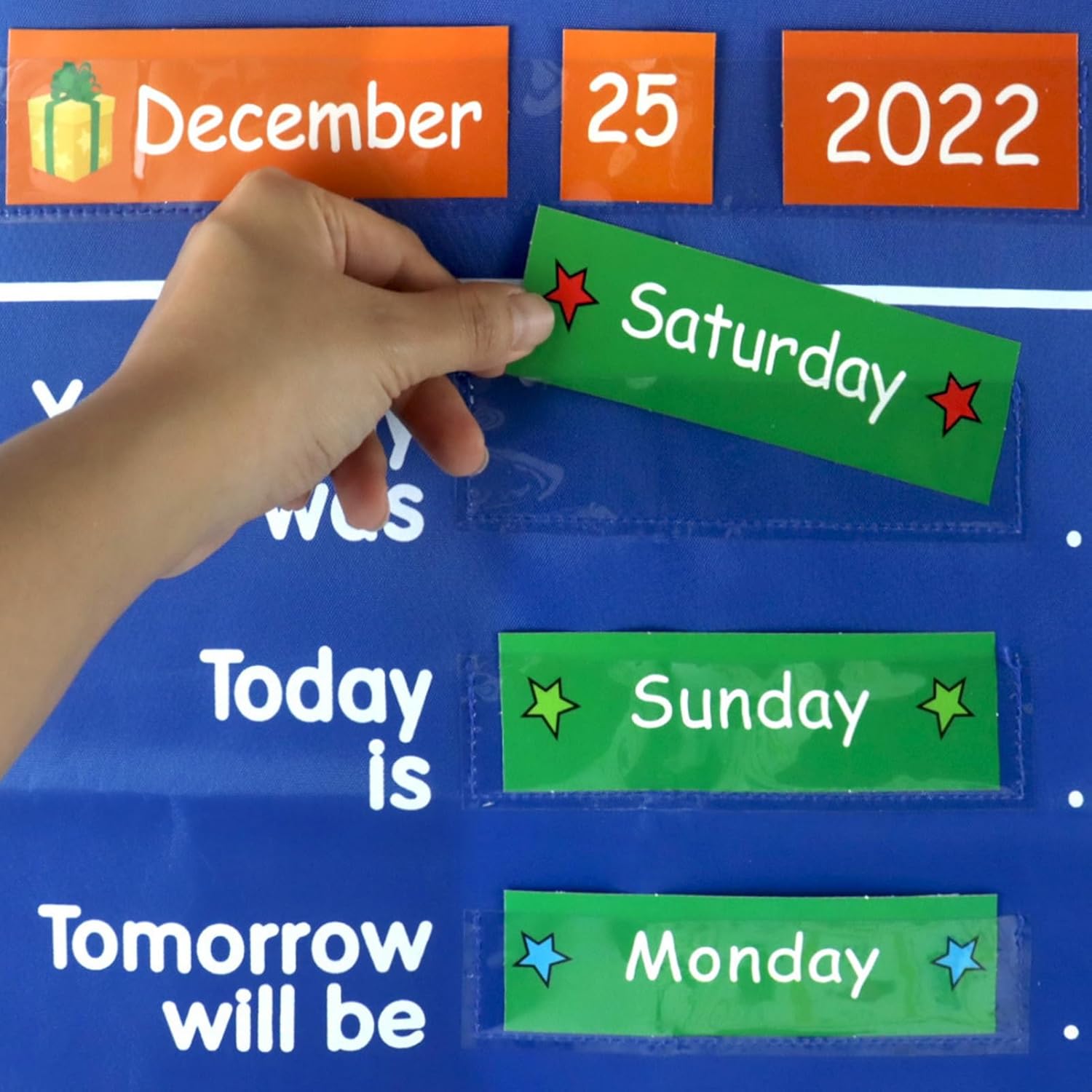 Klassenzimmer Taschendiagramm Großer Taschenkalender für Klassenzimmer | Lernprogramm Vorschule Lernaktivitäten für Briefkarten Redezeit Kinder Schüler Schulbedarf – Bild 7