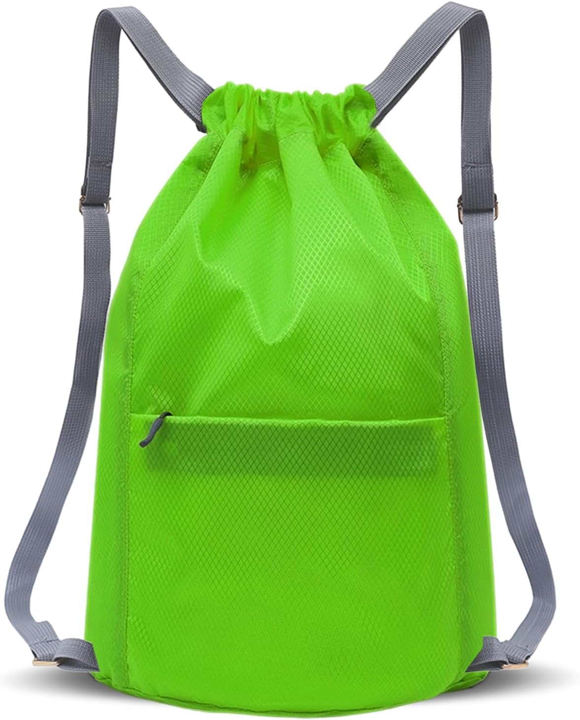 Waterproof Drawstring Bag, Gym Bag, Sports Bag, Men and Women, Foldable Large Capacity Bag with Drawstring Backpack, Drawstring Bag for Hiking, Camping, Travel