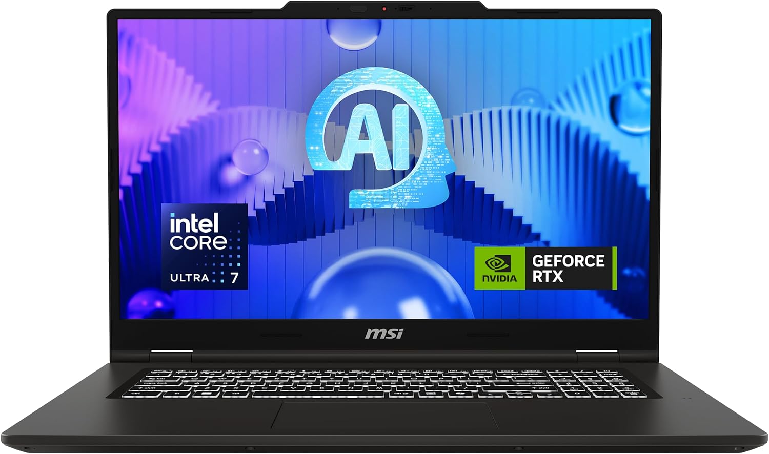 MSI VenturePro 17 AI, Business Laptop, Intel® Core™ Ultra 7 Processor 155H, 17.3" Full HD Display, NVIDIA® GeForce RTX™ 3050 Graphics, 16GB RAM, 512GB SSD, Windows 11 Home, QWERTZ Keyboard, A1UDXG-016 – Bild 2