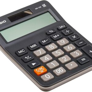 Casio Mx-12B-Bk-W-Dc Casio Eco Calculator Black