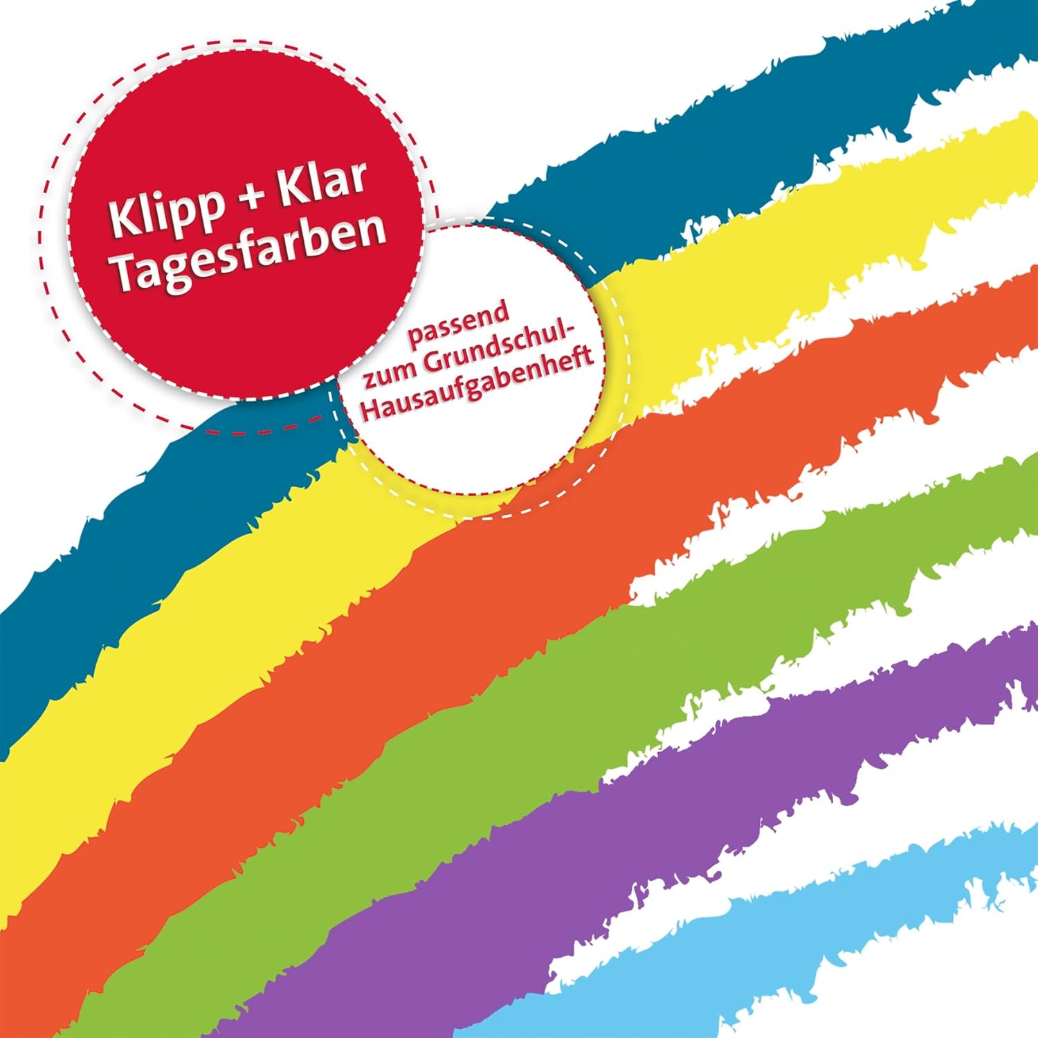 Klipp&Klar Timetable Steck Fix - Unicorn Portrait, A3 - Ideal for Girls in Primary School, Unicorn - Unicorn – Bild 2