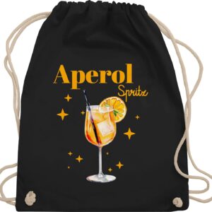 Shirtracer – Gym Bag Backpack – Carnival & Fancy Dress – Bags – Aperol Spray Costume I Aperoli I Aperollin Girlfriend Spritztour