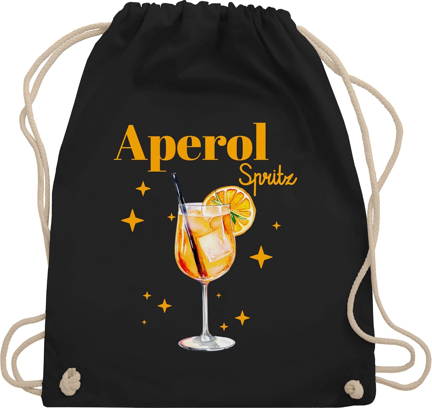 Shirtracer - Gym Bag Backpack - Carnival & Fancy Dress - Bags - Aperol Spray Costume I Aperoli I Aperollin Girlfriend Spritztour