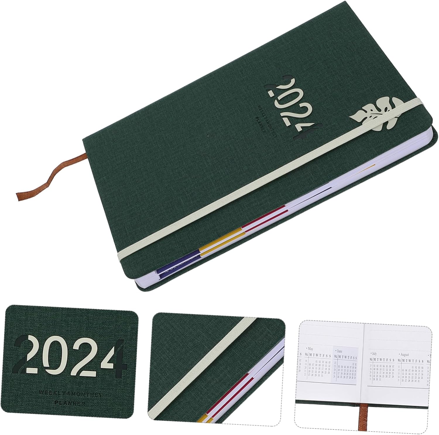 OSALADI Notizbuch Planer Besprechungsblock Tagebuch Stundenplaner Schüler Reisenotizbuch Business-notizbuch Schreibwaren Geschenk Kreativ Scrapbook – Bild 5