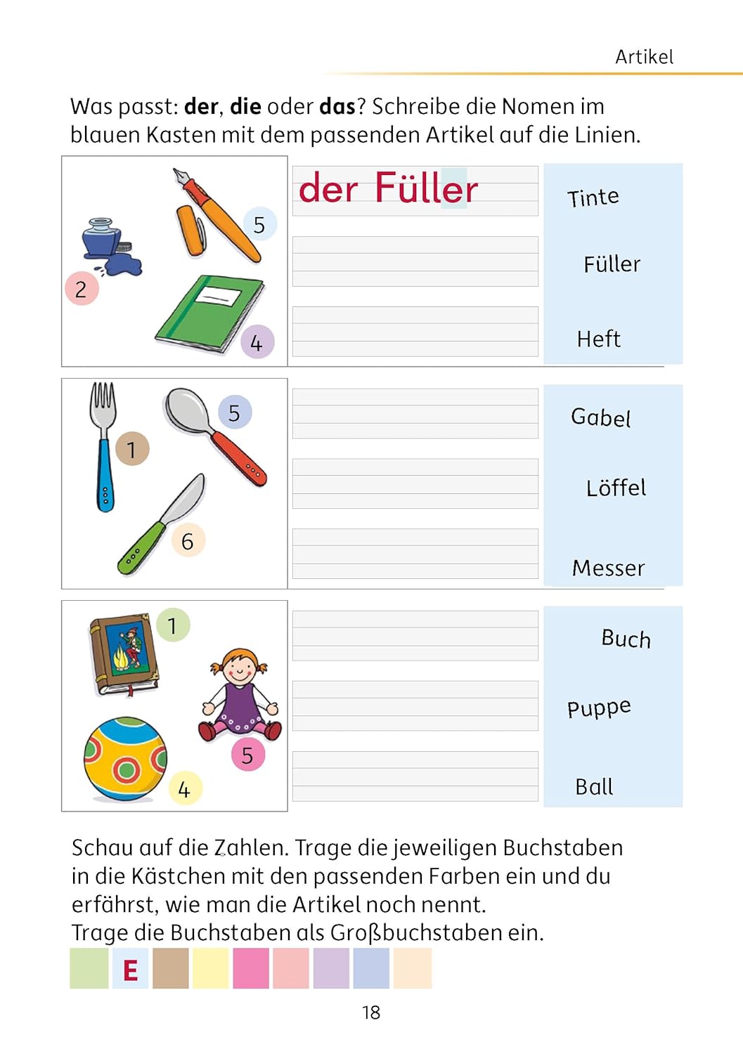 Mein Rätselblock Deutsch 2. Klasse: Rätsel für kluge Köpfe mit Lösungen - Förderung mit Freude (Das Rätselbuch für die Grundschule, Band 682) – Bild 5