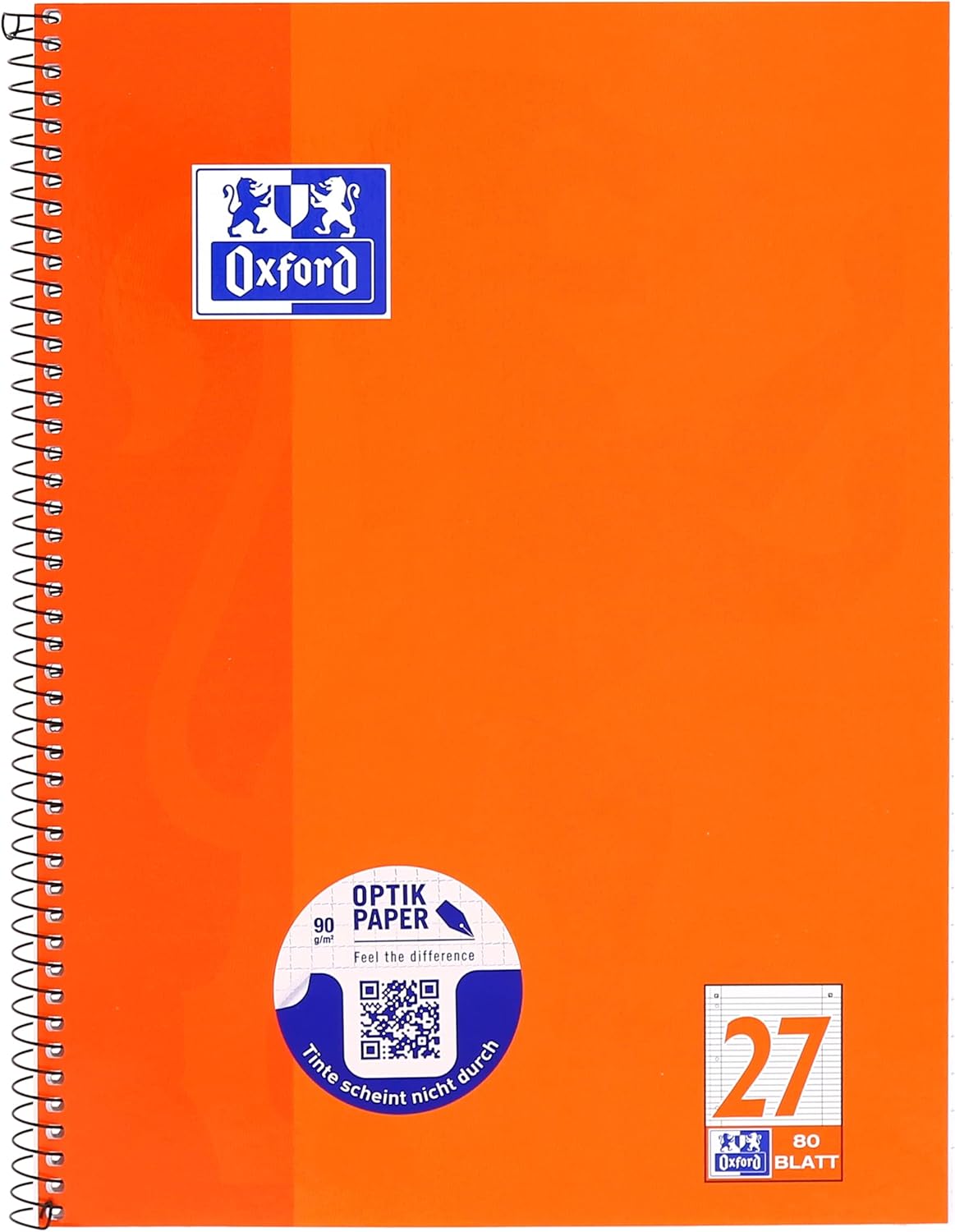 Oxford "School" Notepad / A4+ / 80 Pages / Perforated.