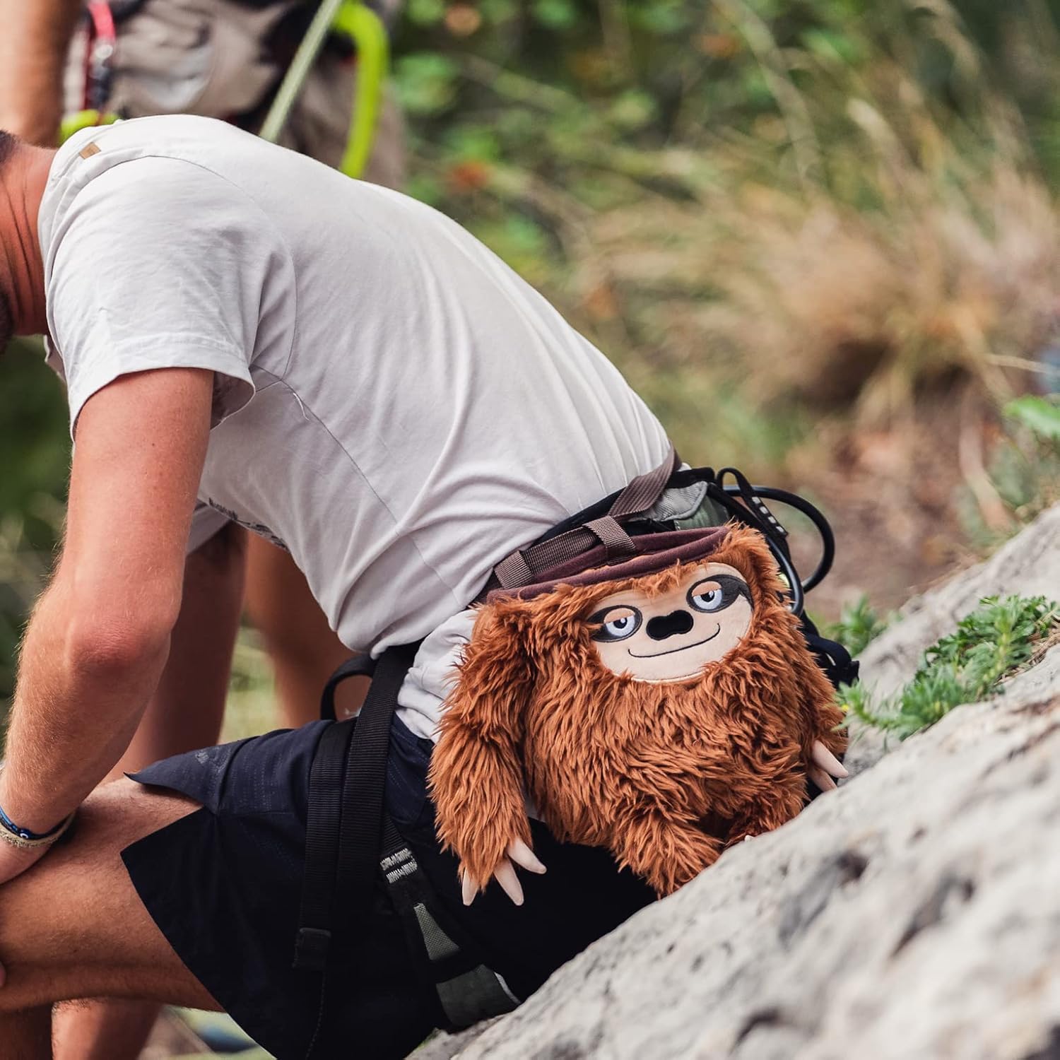 YY Vertical Sloth Climbing Chalk Bag, Perfect for Adults and Kids, Chalk Bag for Bouldering, Cute Chalk Bag for Mountain Lovers, Chalk Bag – Bild 8