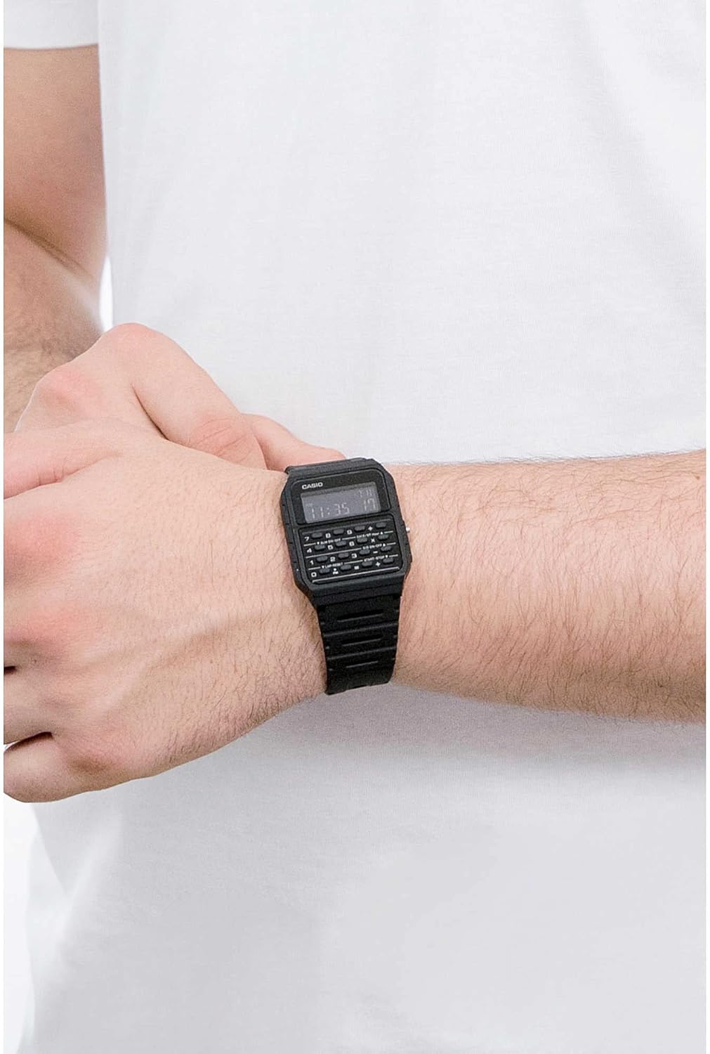 Casio Collection Retro Men's Digital Watch with Plastic Strap CA-53WF – Bild 3