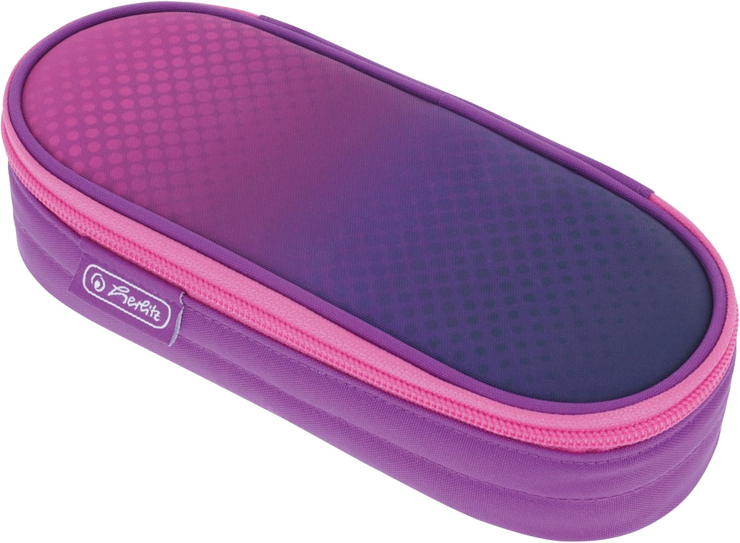 Herlitz Pencil Case Dip Dye Pink/Purple