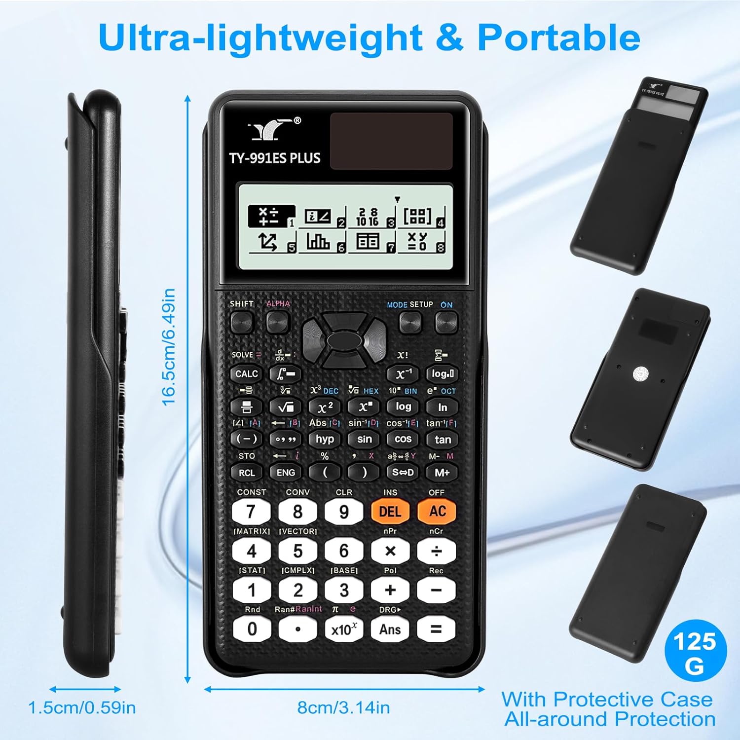 Scientific calculator for precise calculations in school and work. – Bild 6