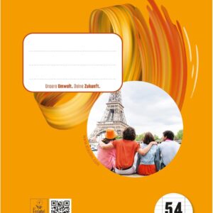 Staufen Style Vocabulary Book - 5 Books Each 32 Sheets, DIN A4, Line Style 54 (Vocabulary with 2 Dividers), 80 g/m² Paper